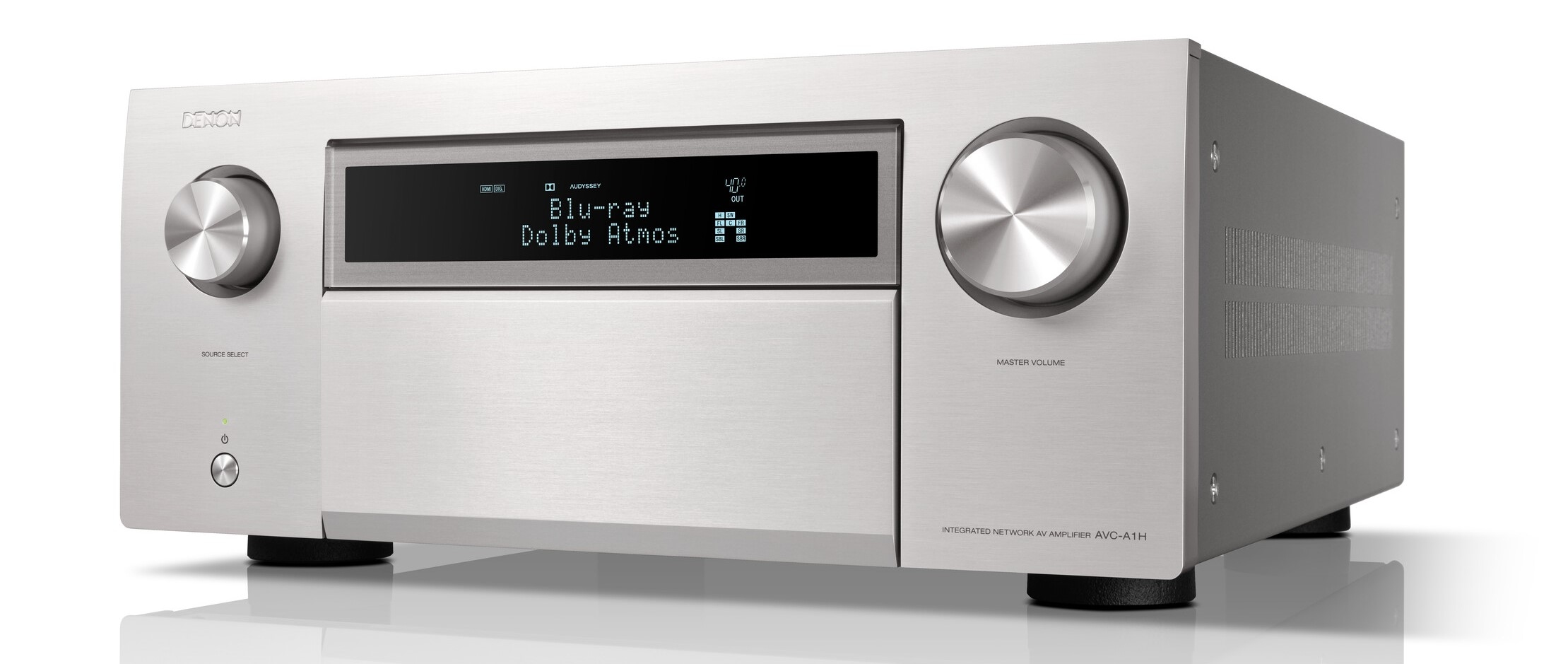 Ampli Home Cinéma Denon AVR-1404 - 5.1 Canaux - 110W - Dolby Pro Logic II - Occasion